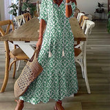 Michaela - Robe bohème avec couverture du ventre