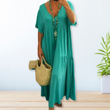 Maelis | Robe en coton et lin