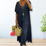 Maelis | Robe en coton et lin
