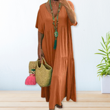 Maelis | Robe en coton et lin