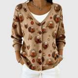 Comfortabele Knop-Cardigan