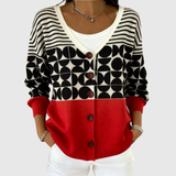 Gilet en maille confortable à boutons