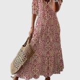 Amalia | Robe longue bohème vintage pour l'été