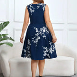 Danica - Robe portefeuille à motif floral