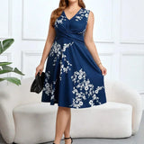 Danica - Robe portefeuille à motif floral