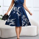 Danica - Robe portefeuille à motif floral