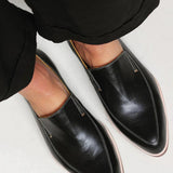 Zofia | Mocassin Patchwork Noir
