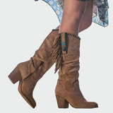 Bottines confortables en cuir
