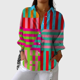Lichte en kleurrijke drukblouse