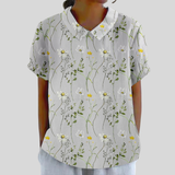 Haut à fleurs élégant et confortable