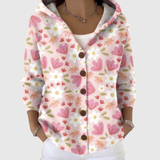 Cardigan en maille confortable avec capuche