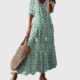 Amalia | Robe longue bohème vintage pour l'été