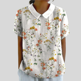 Haut fleuri élégant