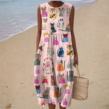 Robe d'été sans manches confortable
