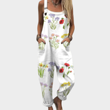 Bloemen Overalls met Wilde Bloemen