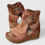 Karline - Klassieke Wedge-Sandalen