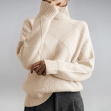 Lauren | Luxe Trui met Staande Kraag
