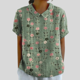 Haut à fleurs élégant et confortable
