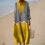 Robe d'été fluide à imprimé