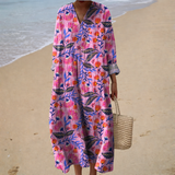Robe d'été fluide imprimée