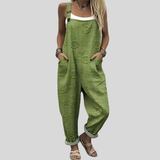 Salopette vert olive structurée