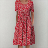Hailey | Robe fleurie élégante et décontractée avec poches