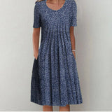 Hailey | Robe fleurie élégante et décontractée avec poches