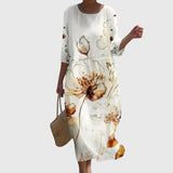 Hayley | Élégante robe longue à fleurs
