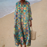 Robe d'été fluide imprimée