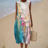 Robe d'été sans manches confortable