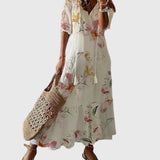 Amalia | Robe longue bohème vintage pour l'été