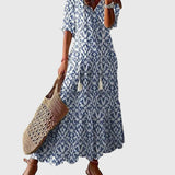 Amalia | Robe longue bohème vintage pour l'été