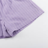 Viola - Ensemble met Knopsluiting en Luchtige Shorts