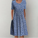 Hailey | Robe fleurie élégante et décontractée avec poches