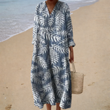 Robe d'été fluide à imprimé