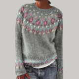 Candace | Pull en tricot à motif