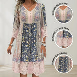 NAYA | ROBE MIDI BOHO LUXE FLUIDE