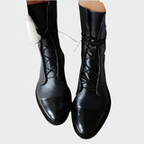 Bottes en cuir confortables