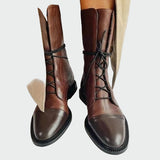 Bottes en cuir confortables