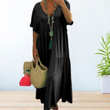 Maelis | Robe en coton et lin