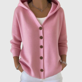 Gilet Comfort en maille à capuche