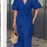 LYNORA | ELEGANTE MIDI-JURK MET V-HALS