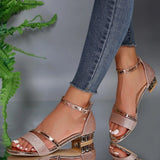 Haley - Sandales confortables largeur adaptée