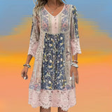 NAYA | ROBE MIDI BOHO LUXE FLUIDE