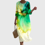 Hayley | Élégante robe longue à fleurs